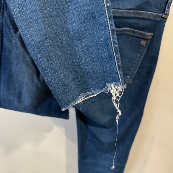 Madewell 9” High-Rise Skinny Crop Jeans: Destructed-Hem Edition - Picture 7 of 9